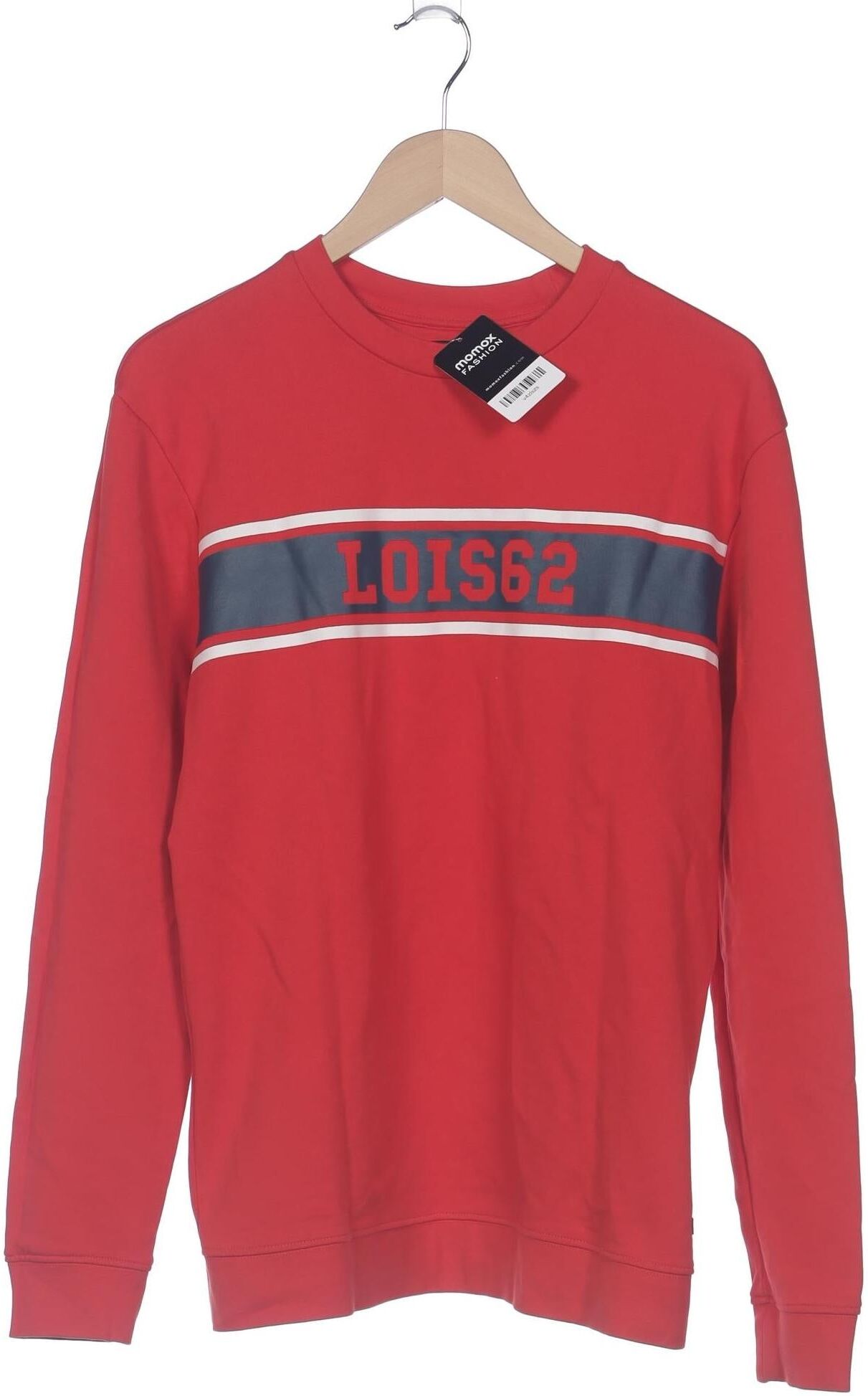 Lois Herren Sweater, Rot, Gr. M, Baumwolle - Second Hand