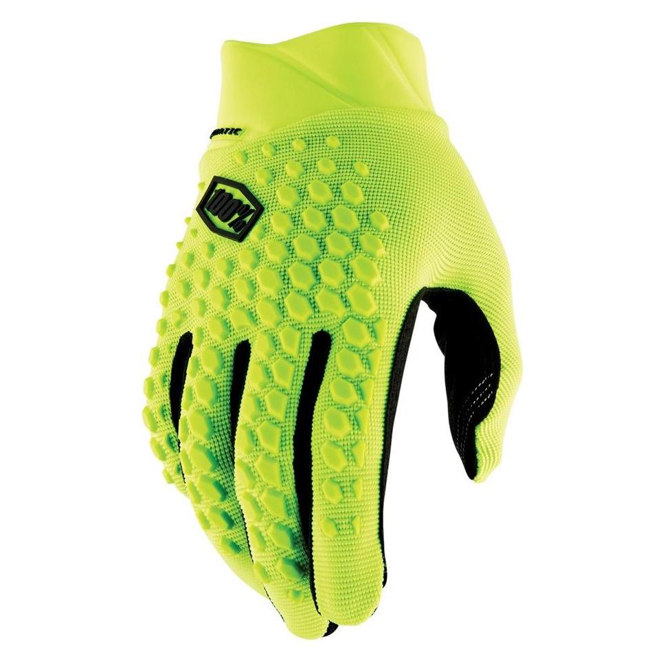 100% GUANTES Unisex Erwachsene Geomatic Gloves Yellow-2XL Handschuhe, Fluo Yellow (Gelb), 2XL (XXL) (10026-00009)