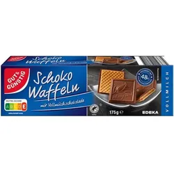 Gut & Günstig Kekse »Schoko Waffeln Vollmilch« 175 g