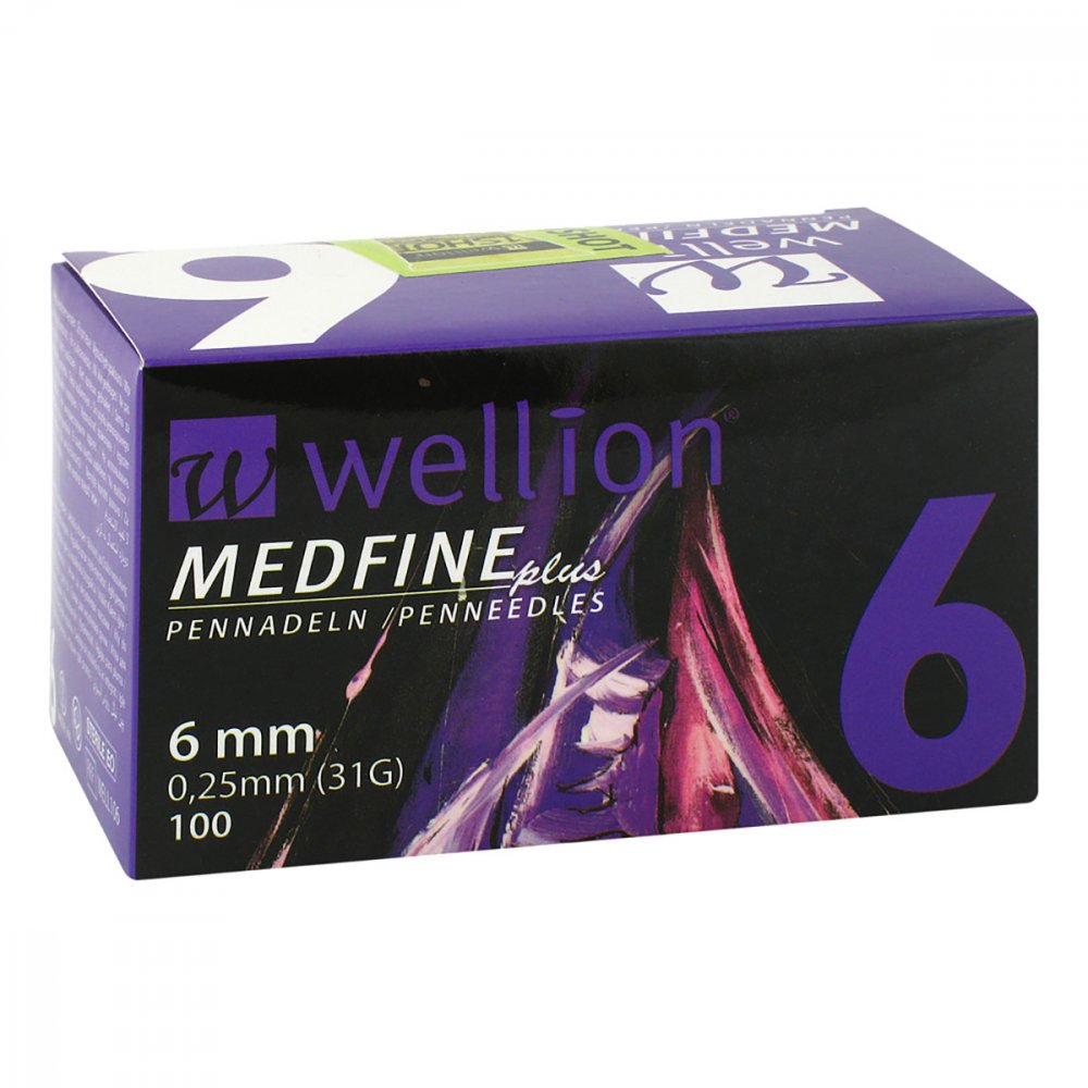 MED TRUST GmbH & Co. KG Wellion Medfine plus Pen-nadeln 6 mm 07105587