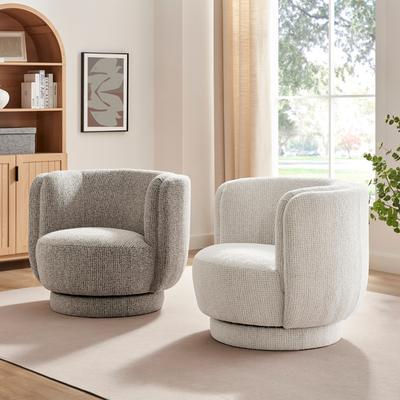 NPD Furniture Veloura Swivel Accent Arm Chair
