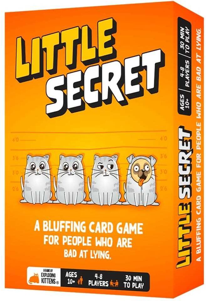 Little Secret - Social Party Game for Lively Group Play with Clues, Interpretation and Deduction - Exploding Kittens