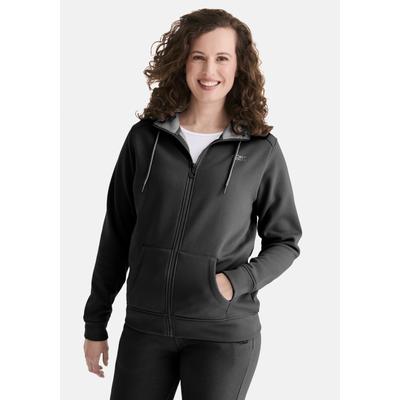 Sweatjacke STOOKER WOMEN "JANE mit Stehkragen Sweatjacke", Damen, Gr. 36/38, schwarz, angeraute Sweatware, 100% Polyester, regular fit, ohne Ausschnitt, Sweatjacken Sweatjacke, Sweatjacke Regular Fit Moderner Casual-Look für Damen
