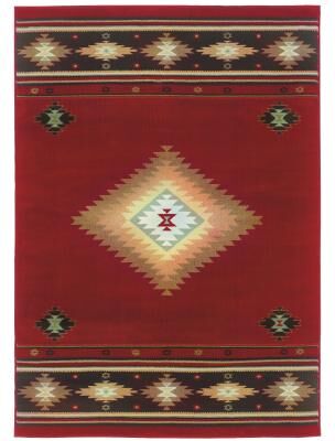 Copper Grove Style Haven Allegheny Southwestern Area Rug--