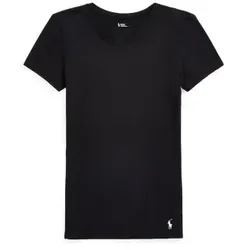 Polo Ralph Lauren Women Slim Fit T-Shirt Schwarz Large Damen