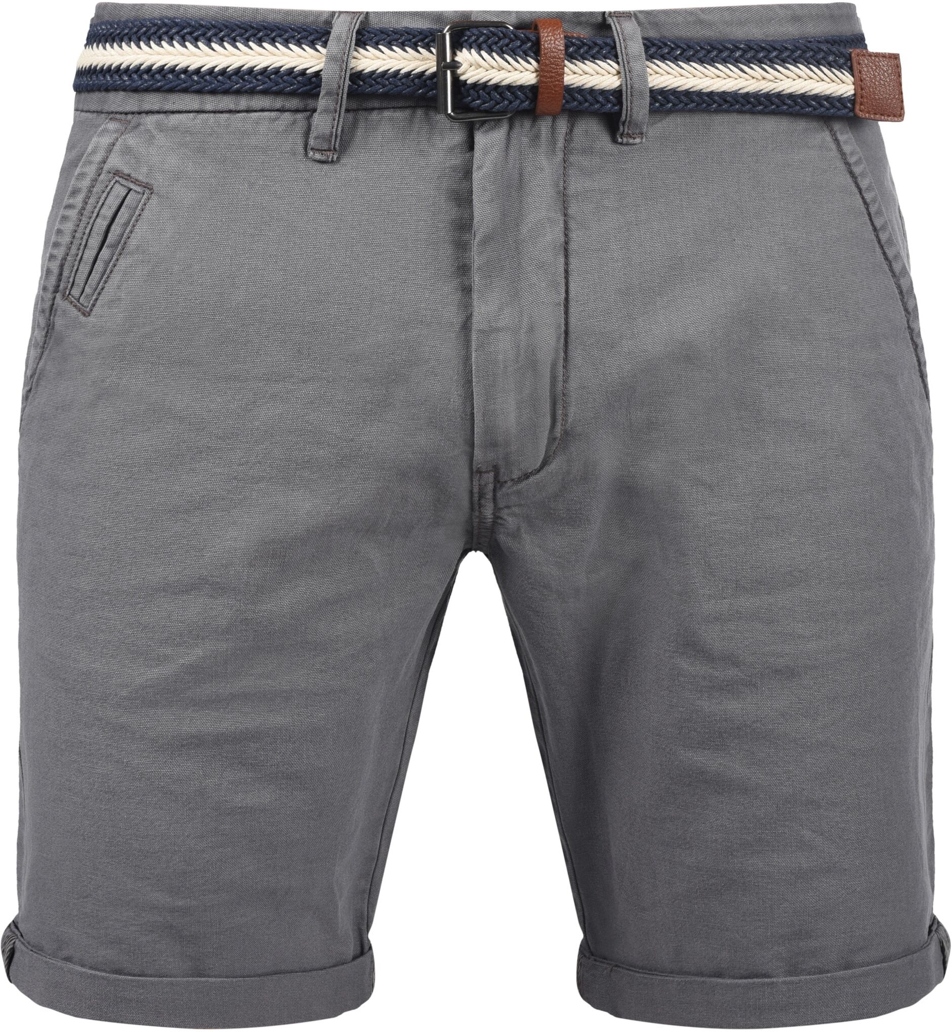 Chinoshorts INDICODE "Chinoshorts IDMews", Herren, Gr. S, N-Gr, grau, Obermaterial: 100% Baumwolle CO., Hosen Chinoshorts