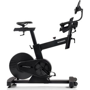 Hammer-Sport Ergometer HyRace S, 20 kg Schwungmasse, Speedbike, mit Bluetooth & Tablet-Halterung, 16-stufiger Magnetwiderstand