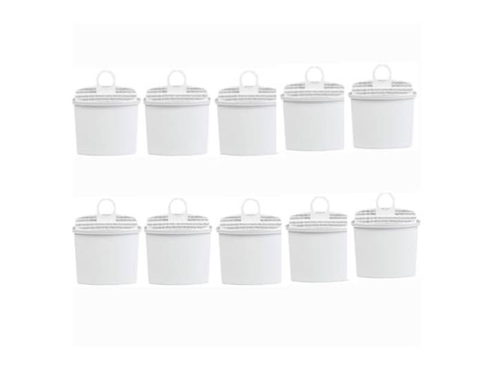 Filterelement, kompatibel for KWF2 Wiederverwendbares Wasserfilterzubehör for Kaffeemaschine(10pcs)