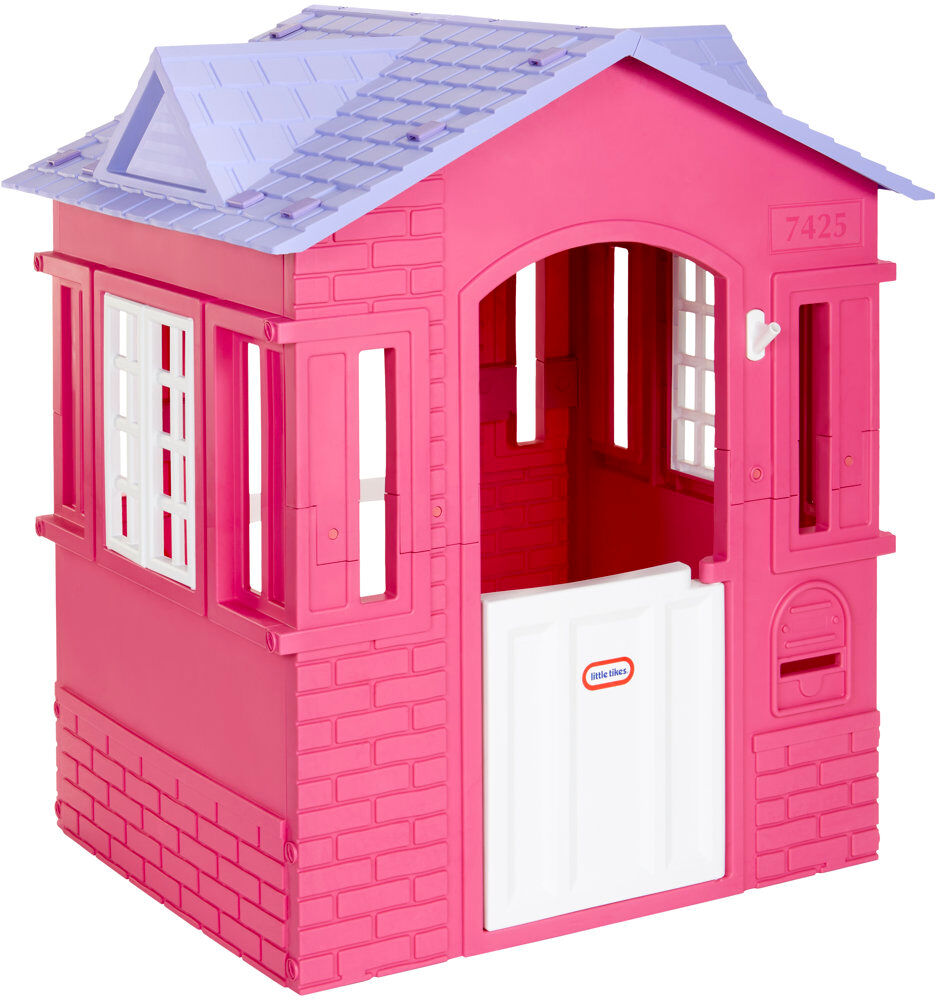 Little Tikes 108.6cm W x 88.9cm D Indoor / Outdoor Playhouse Pink 2