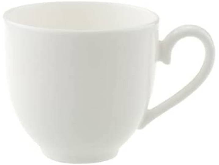 Villeroy & Boch Royal Mokka-/Espressoobertasse 6 Stück Nr. 1044121420 und 4er Set EKM Living Edelstahl Strohhalme