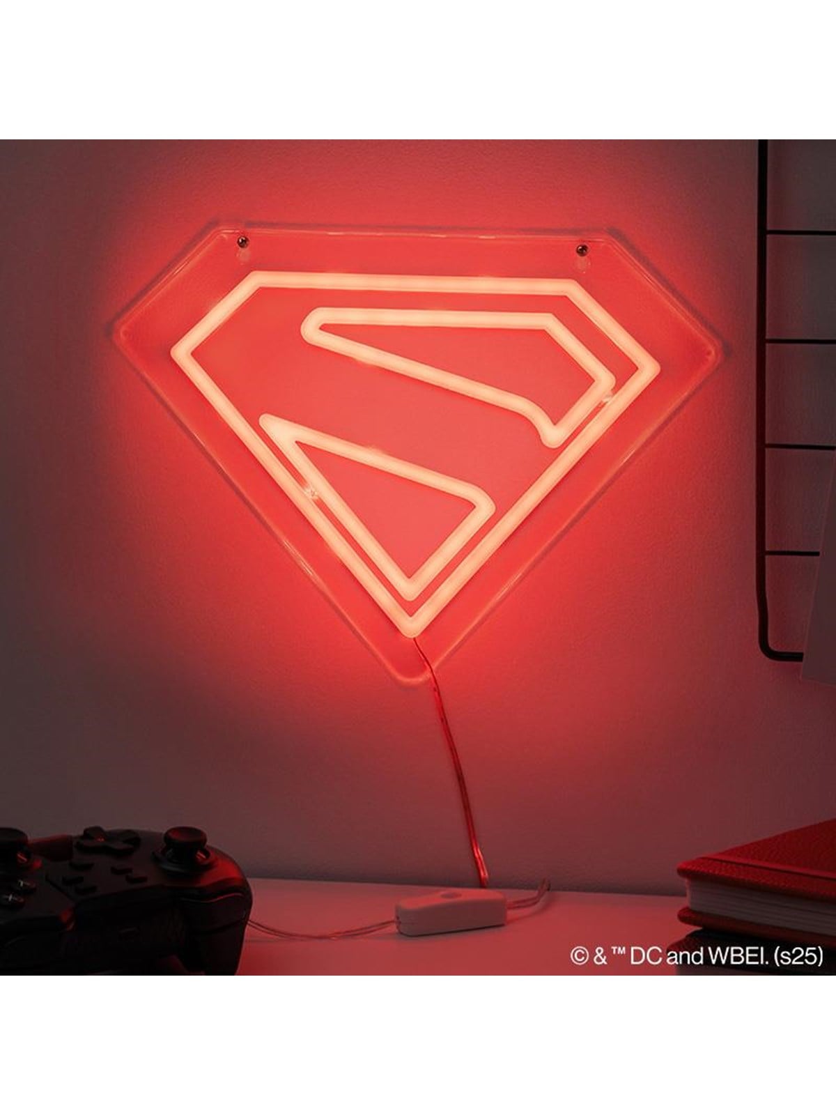 Paladone - Superman Wall Mountable LED Neon Light - Lampe