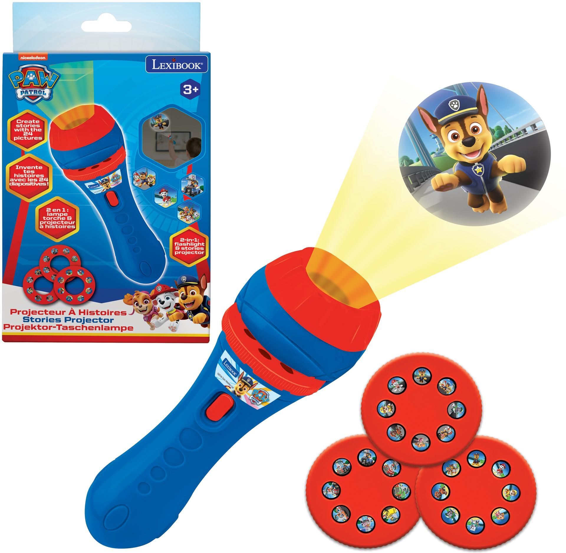 Lexibook - Paw Patrol Stories Projector and Torch Light - (LTC050PA)