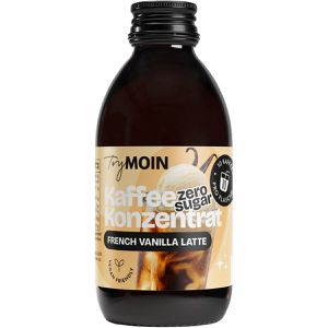 TryMOIN Kaffeekonzentrat Typ French Vanilla Latte Zero Sugar, zuckerfrei, mit Fairtrade Kaffee & feinem Vanillearoma, 100 ml