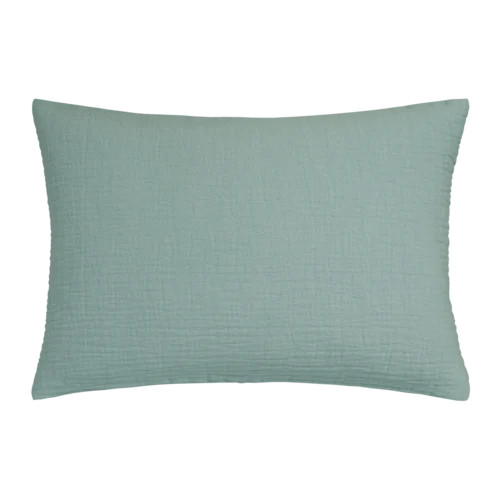 Vandyck Pure 68 G.Dyed Kussensloop Pearl Blue 40x55 cm