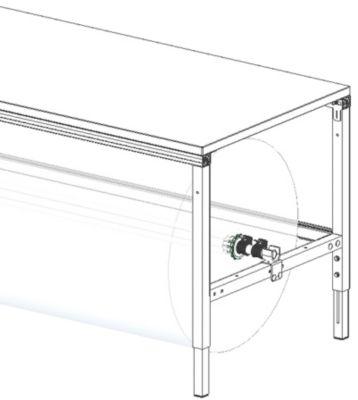 Rocholz Achssatz für Packtisch System Flex, für Tischbreite 2000 mm