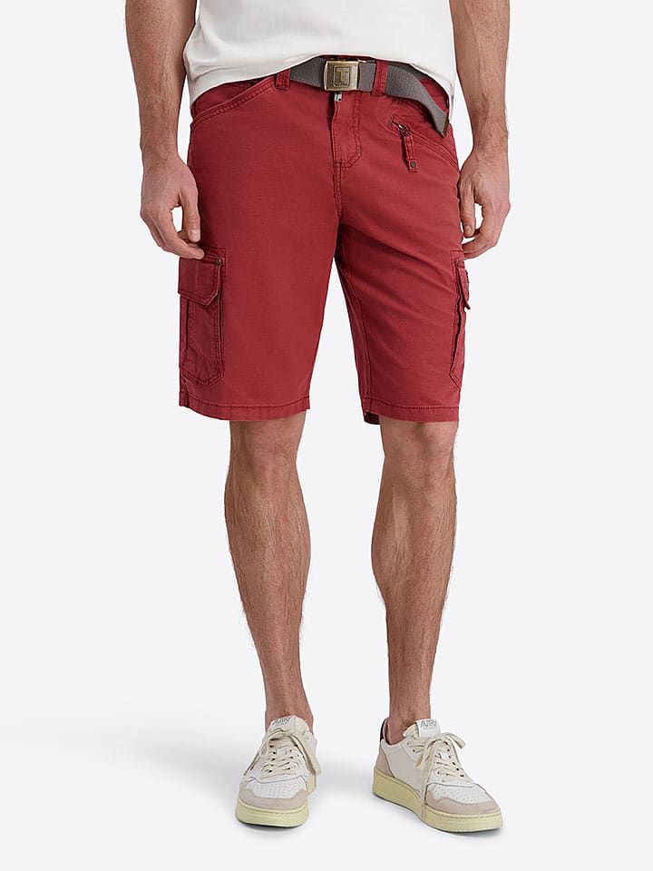 Timezone Cargobermudas "Ryker" in Rot - W32