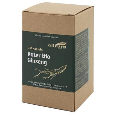 Roter BIO Ginseng Kapseln 100 St