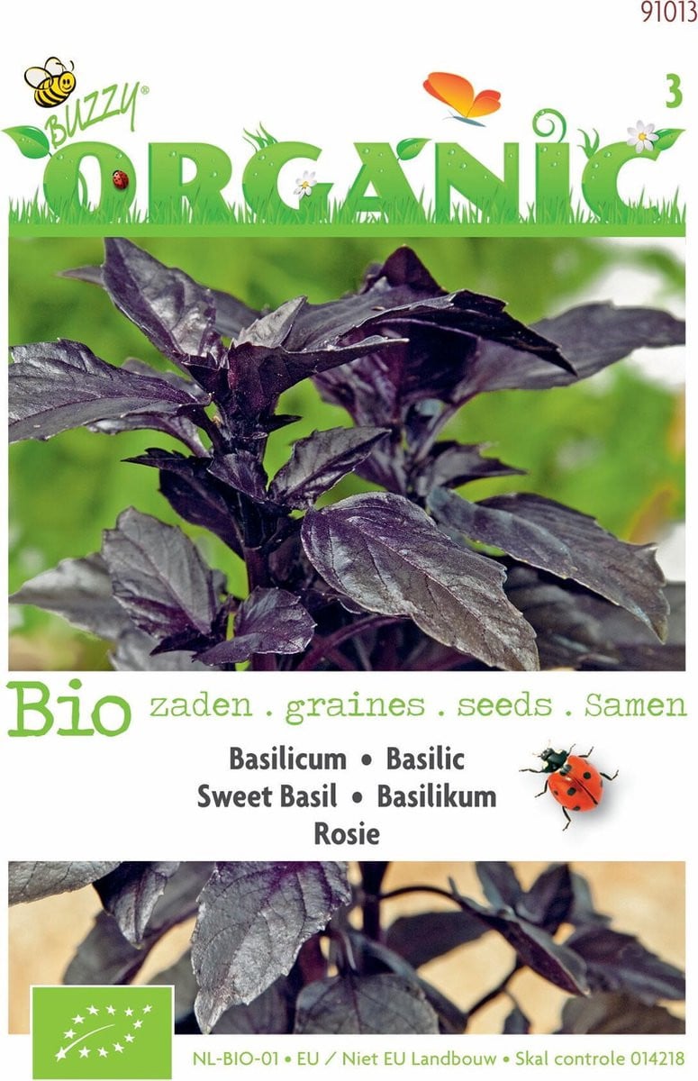 Buzzy Organic Basilicum Rosie BIO