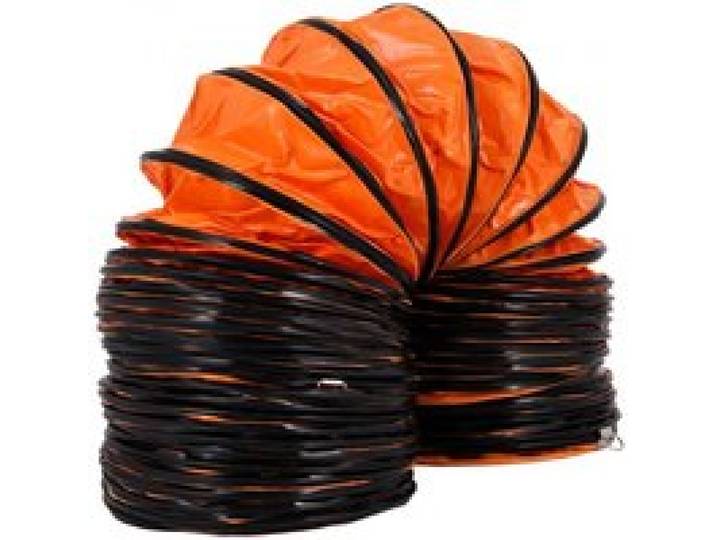 VEVOR Lufttransportschlauch 9,8 m Lüfterdurchmesser, 30,48 cm Warmluftschlauch, 35 x 35 x 28 cm Belüftungsschlauch Baustellenschlauch, Orange Belüftungsschlauch