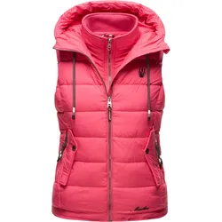 MARIKOO Damen Outdoor Steppweste inklusive Leckerlie-Beutel Taisaa