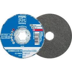 PFERD TOOLS COMBICLICK verpresste Vliesronde CC PNER Hart - 42002182