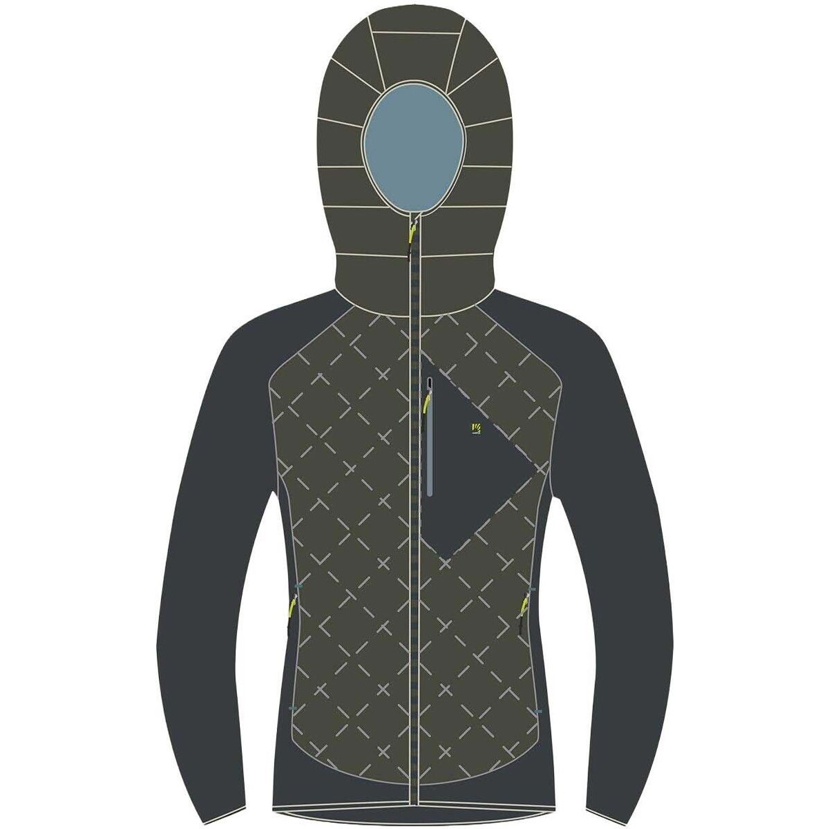 Karpos Marmarole UP Jacket deep depths/woodl.gray (007) L 2511045-007-L