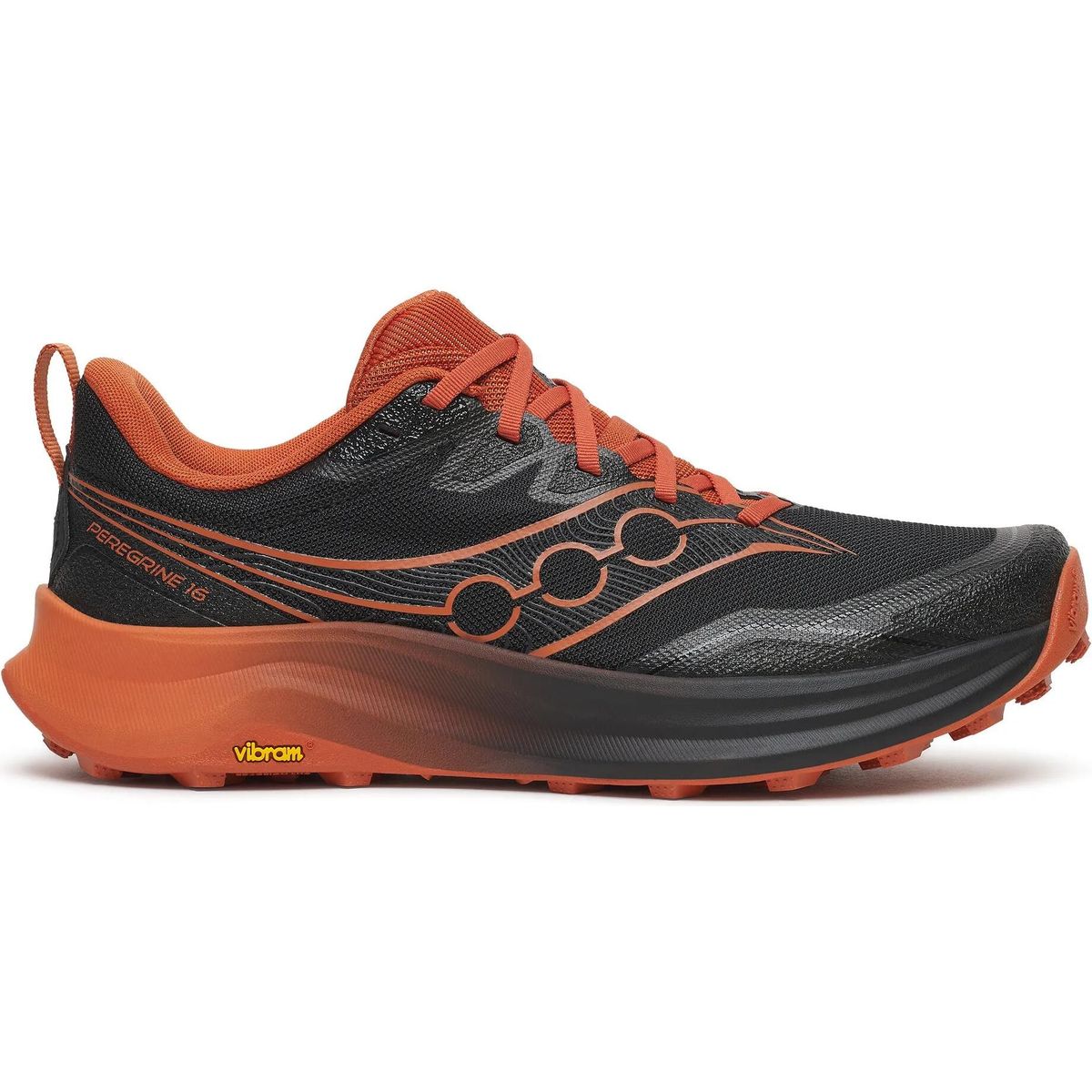 Saucony Peregrine 16 Men's black/rust (1013) 45 S101555-1013-45-MEDIUM