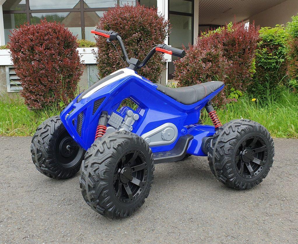 Kinder Elektro Quad 24V Kinderquad mit starken 200W Motoren in blau ATV