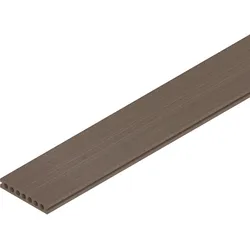 OSMO MULTI-DECK BPC-Terrassendiele Hohlkammer DUNKELBRAUN-gebürstet & geriffelt -500cm