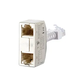 Metz Connect BTR Cable sharing Adpt. pnp 3 2er Set Ethernet-Ethernet VE 2 Ethernet-Ethernet silber, Telefon Zubehör