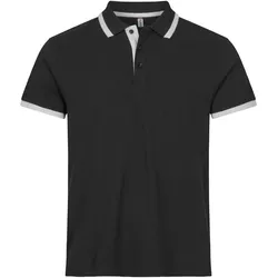 CLIQUE Austin Poloshirt Herren 99 - schwarz/weiß XXL