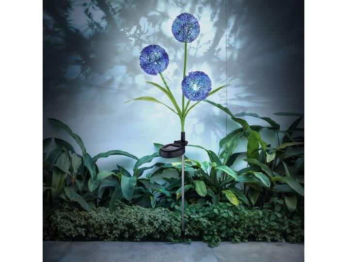 Solarleuchte 33599P Ø 23cm Schwarz/Violett