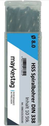 Alpen 0060100040100 HSS Spiralbohrer 0.4mm Gesamtlänge 20mm DIN 338 10St.