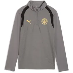 PUMA Manchester City FC 1/4-Zip Trainings-Top 2026/27 Kinder 22 - cast iron/flaxen 128