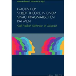 Fragen der Subjekttheorie in einem sprachpragmatischen Rahmen, Fachbücher von Nicolas Koj, Anna Kahmen