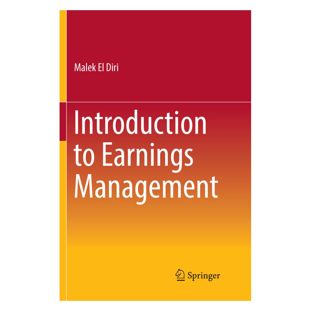 Springer Introduction to Earnings Management (Englisch, Softcover, Malek El Diri) (56051826)
