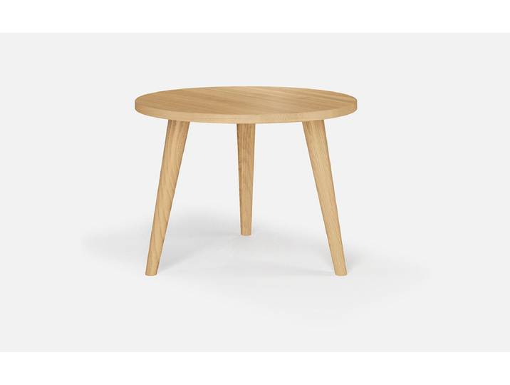 Runder Tisch aus Massivholz Esche