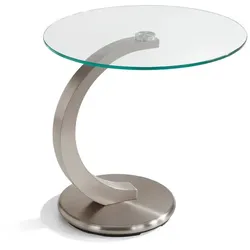 Beistelltisch Cosenza Glas Transparent 50 cm