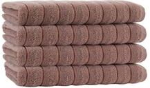 Depera Home Vague Turkish Cotton 4 pcs Hand Towels - 16'x28' Hand towels