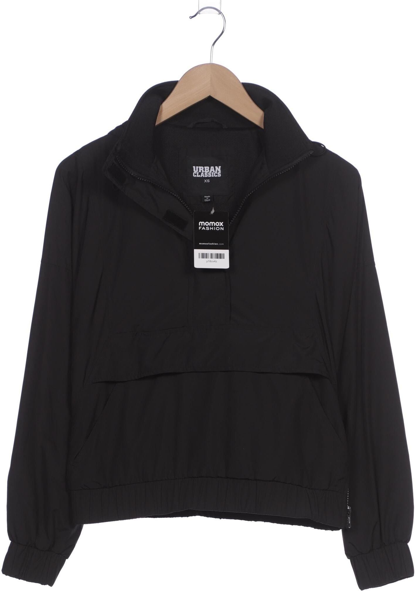 Urban Outfitters Damen Jacke, Schwarz, Gr. XS, Synthetik - Second Hand