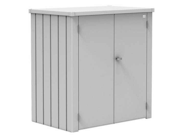 Biohort Geräteschrank, Silberfarben, Metall, 132x140x87 cm, Freizeit & Co, Heimwerken, Werkstatteinrichtung