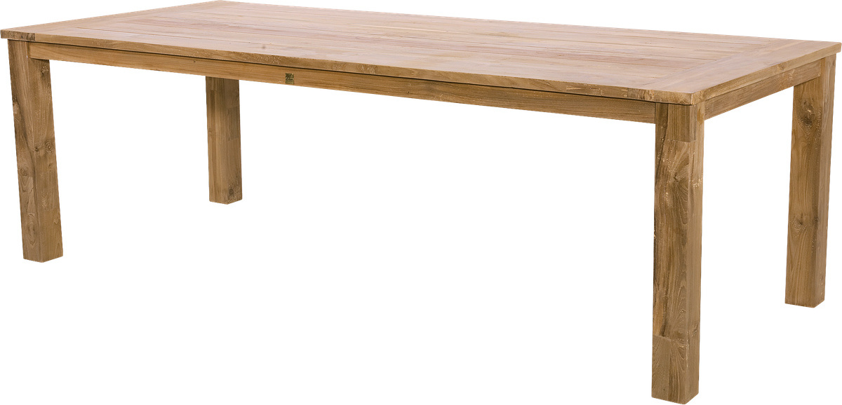 Lesli Living Teak Rustikal-Diningtisch Aberdeen 240x100cm