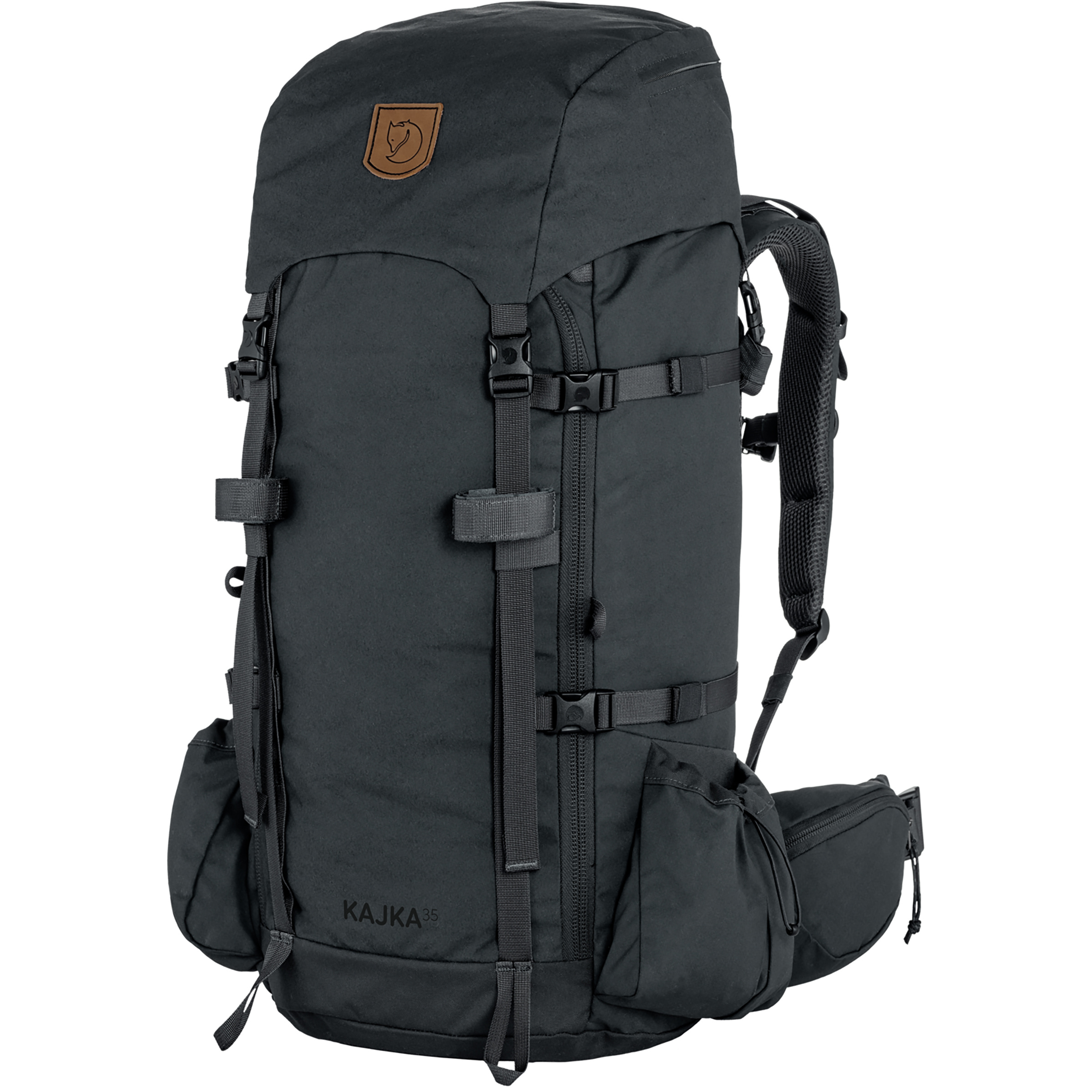 Fjällräven Kajka 35 Wanderrucksack schwarz Größe 35L | M-L Trekking Wasserabweisend
