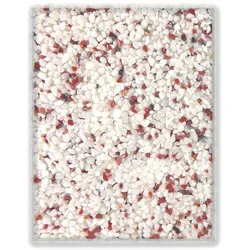 Terralith Farbmuster Edelsteinteppich - Jaspis / Bianco-