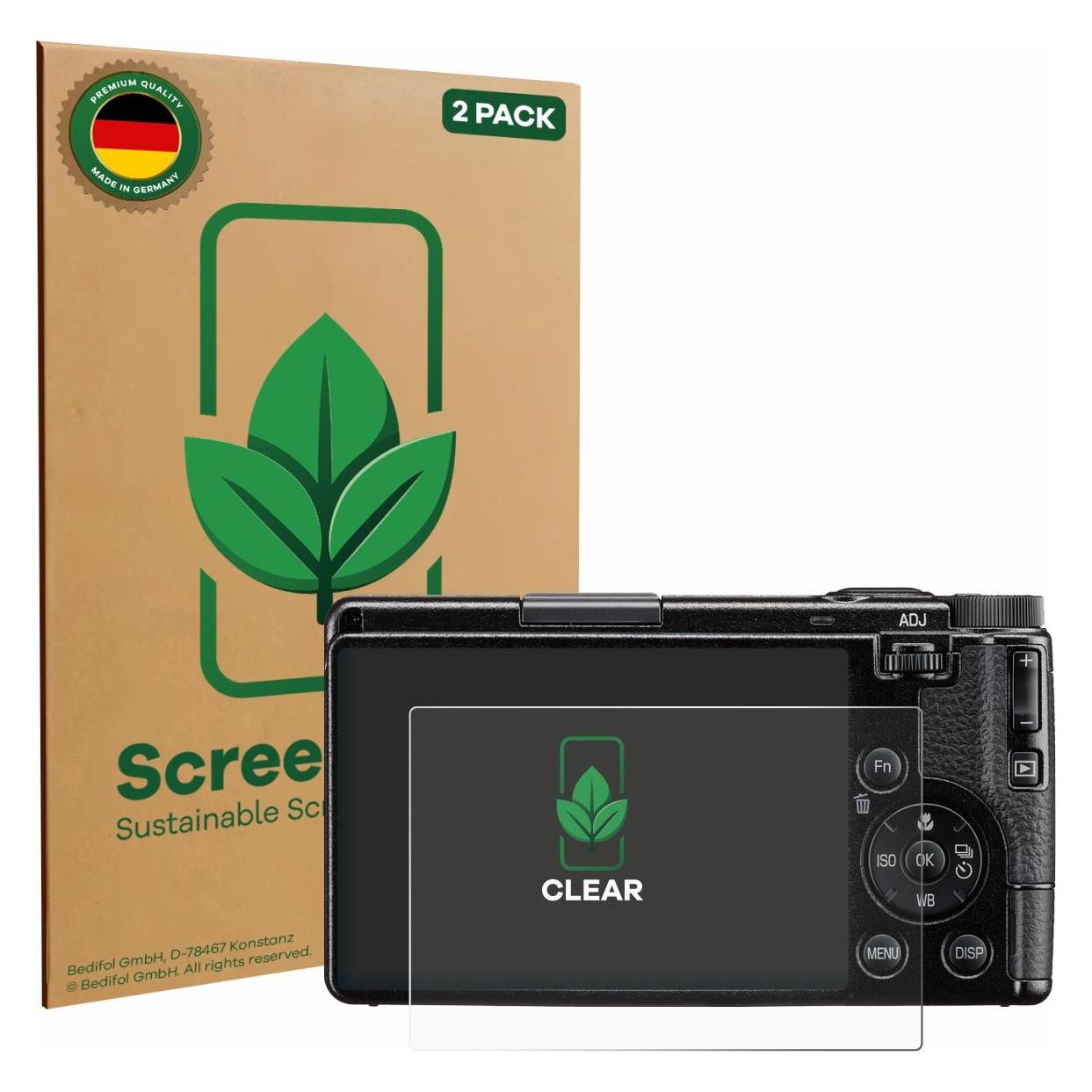 ScreenLeaf Schutzfolie für Ricoh GR IV HDF 2025 nachhaltiger Displayschutz Display Schutz Folie Klar (6161699)