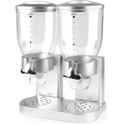 Lacor - 62597 - Ontbijtgranen Dispenser - Muesli Dispenser - 2 x 3.5 L (62597), Vorratsbehälter, Grau