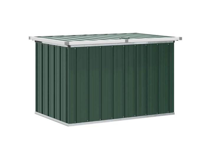 Les Soldes Coffre de rangement de jardin remise à outils Vert 109x67x65 cm，protection contre vent hku11n
