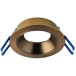 Rutec ALU12213 Einbauring MixMi, schwenkb.,ru, Aluminium bronzegold/grünbronze