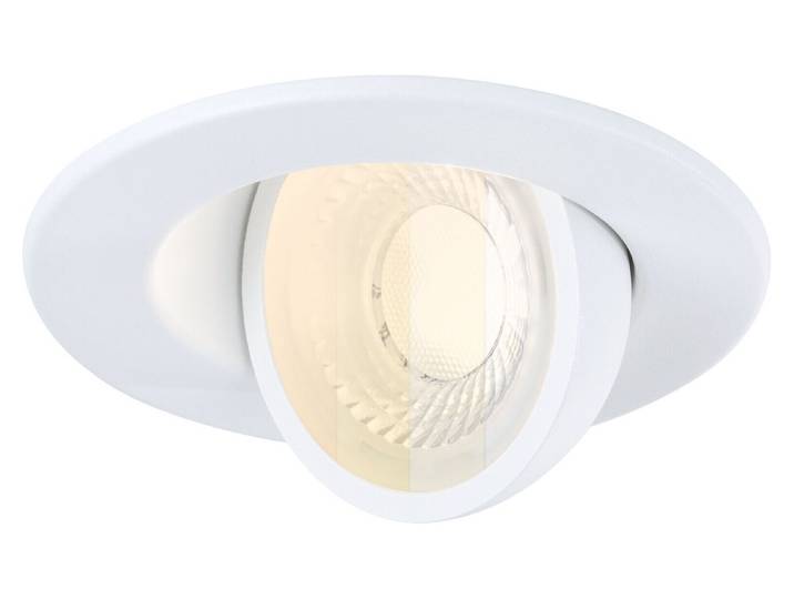 EBL Zina schwenkb 1x5W/8W WSel weiss