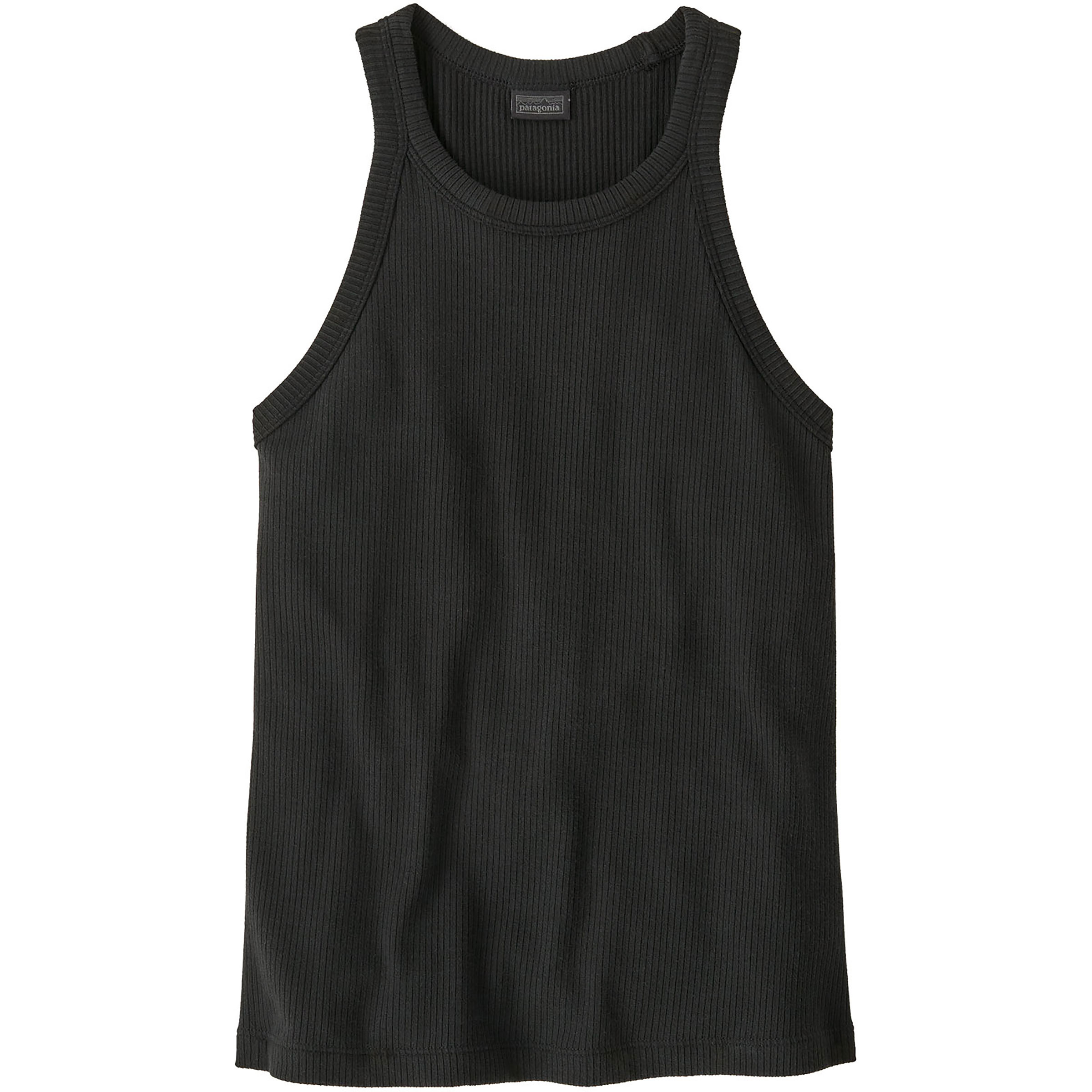 Patagonia Rib Knit Top Damen Tanktops schwarz Größe XS Lifestyle Elastisch Lyocell (Tencel)